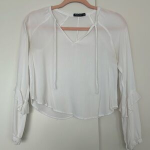 EUC White Bershka Blouse
